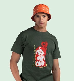 Life With Pain: (Green) T-Shirt For Singles