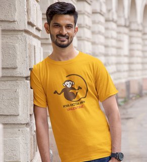 What Do We Do: Amazingly Printed (yellow) T-Shirt For Singles