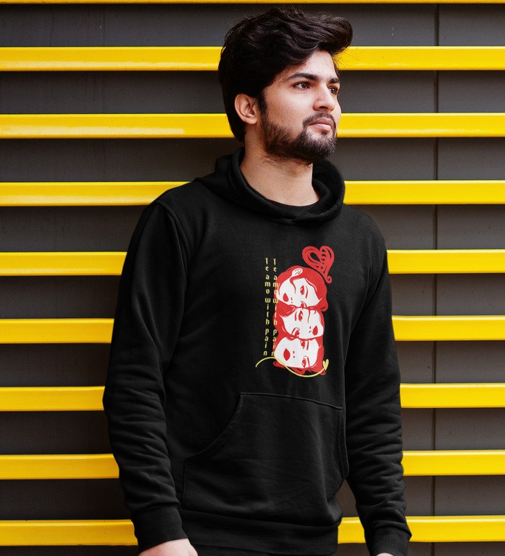 Life With Pain: (black) Hoodies For Singles