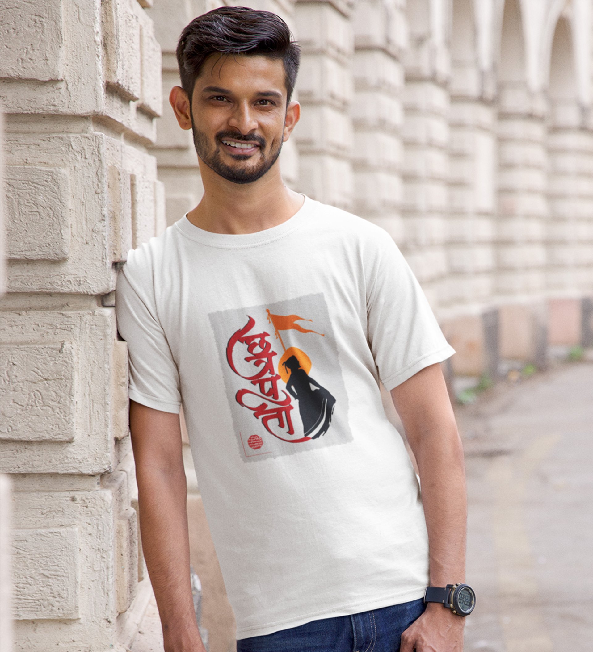The Great Chhatrapati Cotton Printed Half Sleeve T-hirt