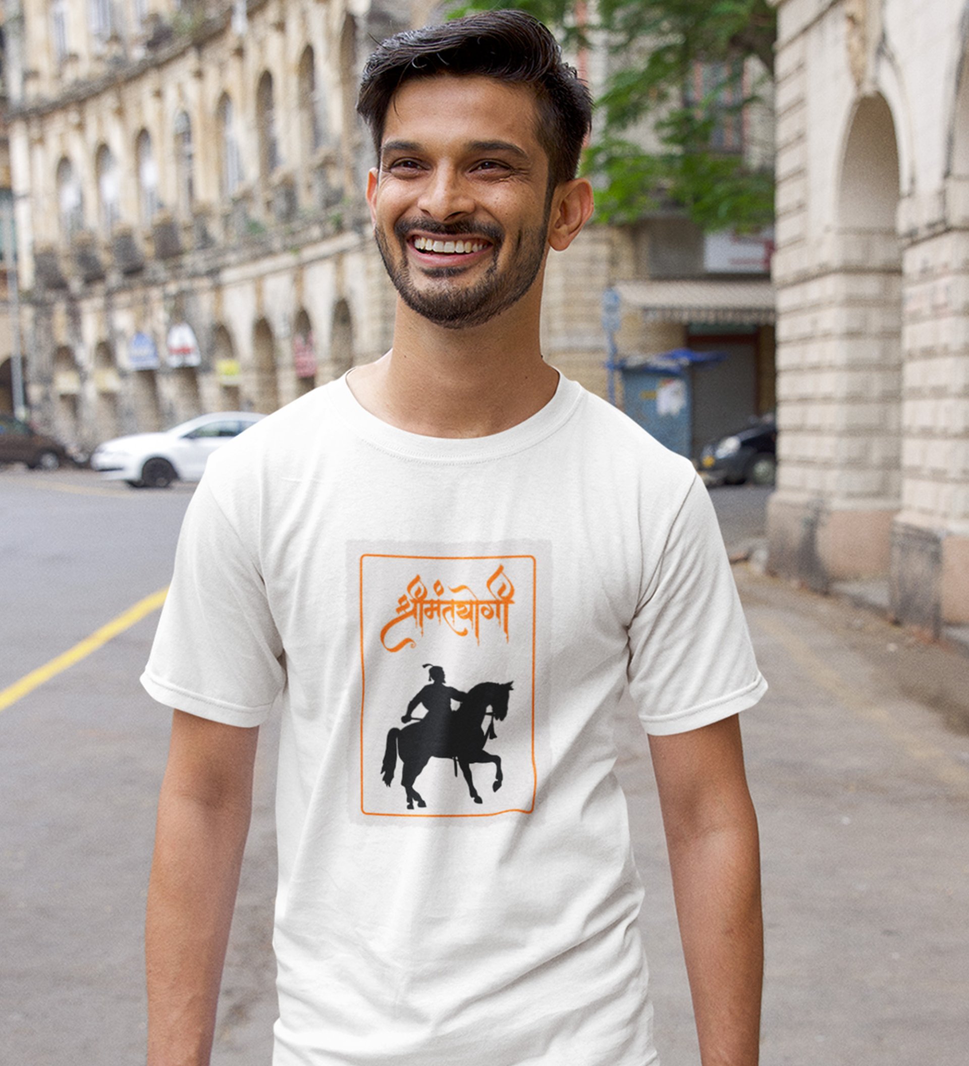 hrimantyogi Cotton Thirt for Men Regular Fit Printed T-hirt