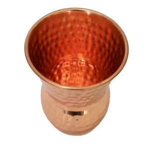 Copper mughlai-matka glass - home and decore beautiful Vibrant handmde object - usable - Gifting Items Ideal for All Occasions