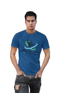 Fitness Claus, Gym, Round Neck Gym Tshirt (Blue Tshirt) - Clothes for Gym Lovers - Suitable for Gym Going Person - Foremost Gifting Material for Your Friends and Close Ones