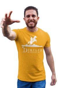 Dirilis Ertugrul - Yellow - The Ertugrul Ghazi - 100% cotton t-shirt for Men with soft feel and a stylish cut
