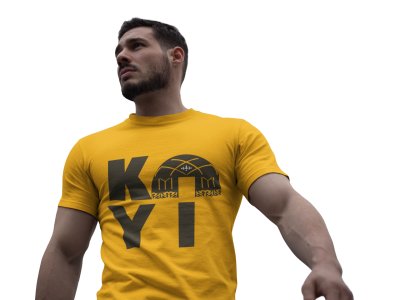 Eyvallah - Yellow - The Ertugrul Ghazi - 100% cotton t-shirt for Men with soft feel and a stylish cut