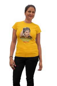 Ileema Sultan - Yellow - The Ertugrul Ghazi - 100% cotton t-shirt for Women with soft feel and a stylish cut