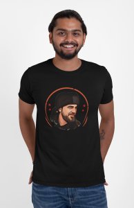 Ertgrul ghazzi - Character Illustration - Black - The Ertugrul Ghazi - 100% cotton t-shirt for Men with soft feel and a stylish cut