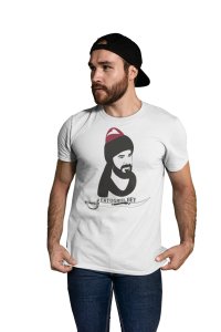 Ertugrul Bey Sword - White - The Ertugrul Ghazi - 100% cotton t-shirt for Men with soft feel and a stylish cut