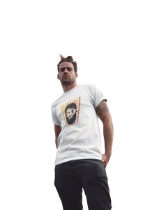 Turgut Text illustration - White - The Ertugrul Ghazi - 100% cotton t-shirt for Men with soft feel and a stylish cut