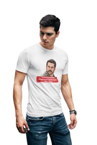 Osmaan Ghazi - White - The Ertugrul Ghazi - 100% cotton t-shirt for Men with soft feel and a stylish cut