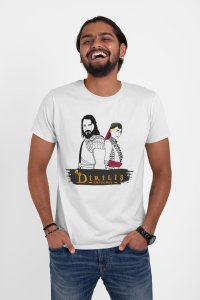 Dirilis Ertugrul - Characters Illustration - White - The Ertugrul Ghazi - 100% cotton t-shirt for Men with soft feel and a stylish cut