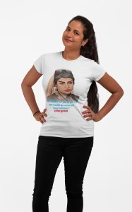 Ileema Sultan - White - The Ertugrul Ghazi - 100% cotton t-shirt for Women with soft feel and a stylish cut