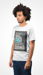 Stop talking - printed T-shirts - Men's stylish clothing - Cool tees for boys