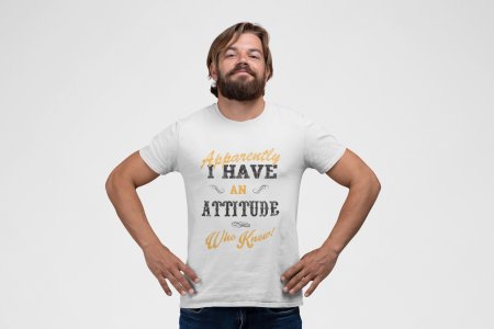 I have an attitude - printed T-shirts - Men's stylish clothing - Cool tees for boys