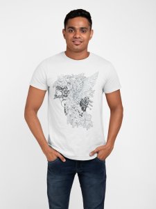 Free mind - illusion - White - printed T-shirts - Men's stylish clothing - Cool tees for boys