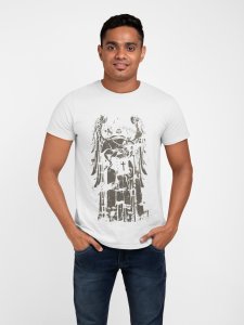 Angel Printed White T-shirts - Men's stylish clothing - Cool tees for boys