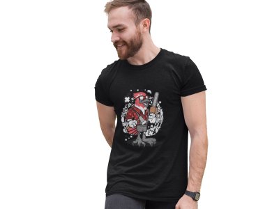 Carpenter hen -round crew neck cotton tshirts for men