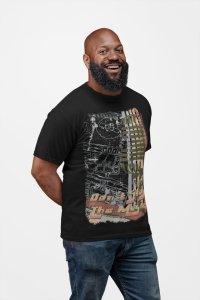 Don't stop the music - Black - printed T-shirts - Men's stylish clothing - Cool tees for boys