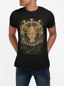 Necropolice - Black - printed T-shirts - Men's stylish clothing - Cool tees for boys