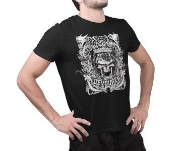 Devourer - Black - printed T-shirts - Men's stylish clothing - Cool tees for boys