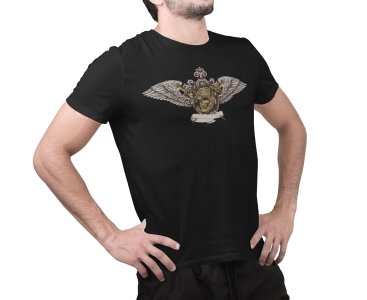 Skull With Wings Illustration graphic art - White - printed T-shirts - Men's stylish clothing - Cool tees for boys