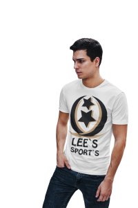 Lees's Sport's -White - Printed - Sports cool Men's T-shirt