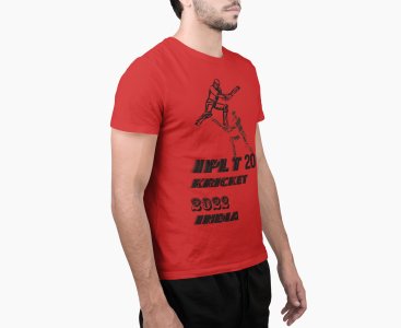 IPL 2022 - Red - Printed - Sports cool Men's T-shirt