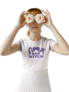 Bad witch - Printed Tees for Women's - designed for Halloween