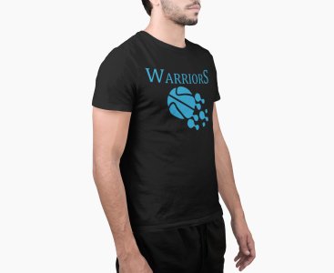 Warriors - Black - Printed - Sports cool Men's T-shirt