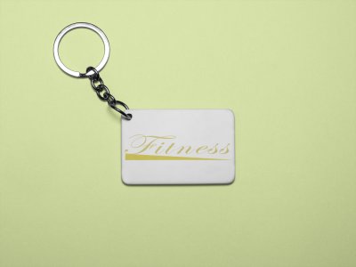 Fitness - Printed Keychains for gym lovers(Pack of 2)
