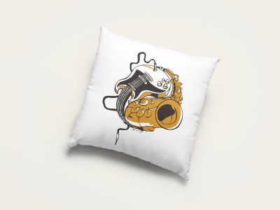 Guitar - Special Printed Pillow Covers For Music Lovers(Combo Set of 2)
