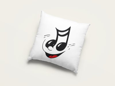 Slanted beamed - Special Printed Pillow Covers For Music Lovers(Combo Set of 2)