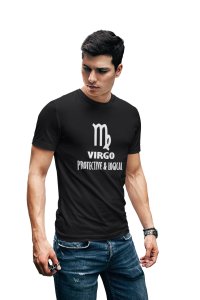 Virgo protective and logical - Printed Zodiac Sign Tshirts - Made especially for astrology lovers people