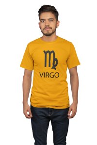 Virgo (Yellow T) - Printed Zodiac Sign Tshirts - Made especially for astrology lovers people