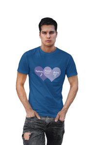 Sagittatius, Aries, perfect couple(Blue T) - Printed Zodiac Sign Tshirts - Made especially for astrology lovers people