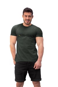 CosThita= Adjacent/Hypotenuse (Green T)- Clothes for Mathematics Lover - Suitable for Math Lover Person - Foremost Gifting Material for Your Friends, Teachers, and Close Ones