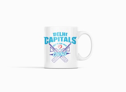 Delhi capitals, 2 bats - IPL designed Mugs for Cricket lovers