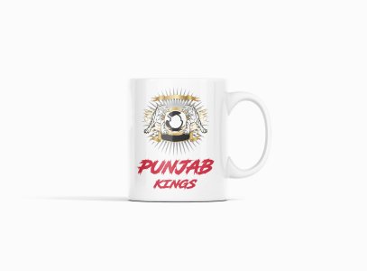 Punjab kings, white tigers - IPL designed Mugs for Cricket lovers