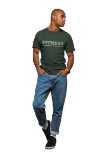 Fitness Underline Round Neck Gym Tshirt - Foremost Gifting Material for Your Friends and Close Ones