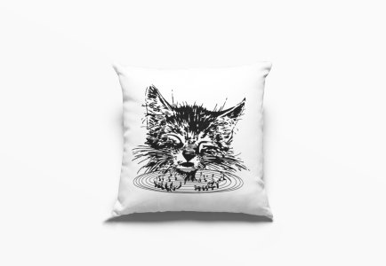 Cute Cat-Printed Pillow Covers For (Pack Of Two)