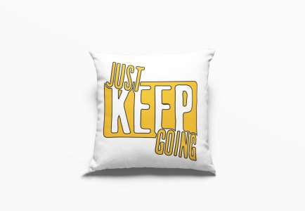 Just Keep Going - Printed Pillow Covers For Bollywood Lovers(Pack Of Two)