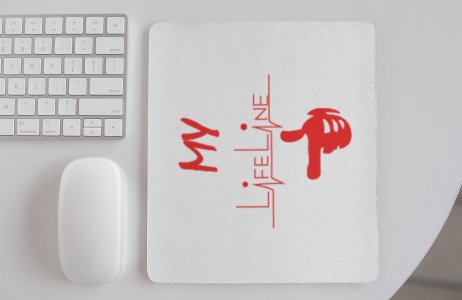 Lifeline - Designable Printed Mousepads(20cm x 18cm)