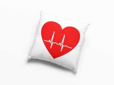 Heartbeat -Printed Pillow Covers For (Pack Of Two)