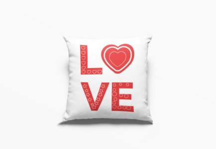 Love -Printed Pillow Covers For (Pack Of Two)