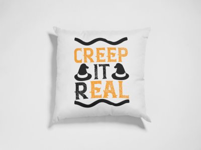 Creep it real -Halloween Theme Pillow Covers (Pack Of 2)