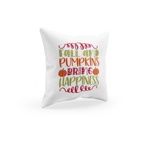 Fall And Pumpkins -Halloween Theme Pillow Covers (Pack Of 2)