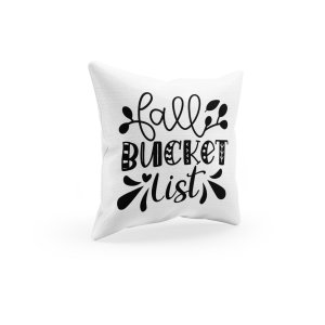 Fall Bucket List -Halloween Theme Pillow Covers (Pack Of 2)