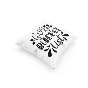 Fall Bucket List -Halloween Theme Pillow Covers (Pack Of 2)