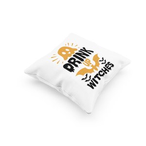 Drink up, Bat-Halloween Theme Pillow Covers (Pack Of 2)