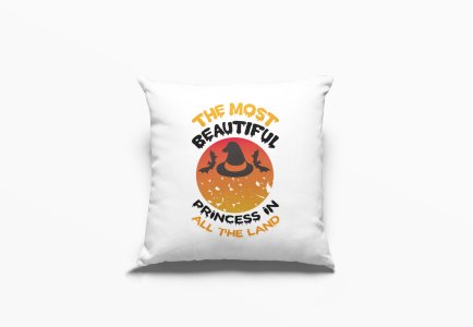 The Most Beutiful Princess-Halloween Theme Pillow Covers (Pack Of 2)